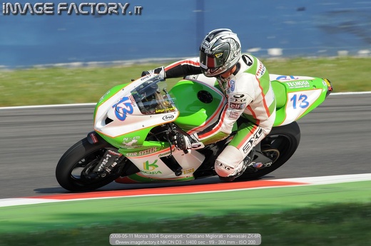 2008-05-11 Monza 1034 Supersport - Cristiano Migliorati - Kawasaki ZX-6R
